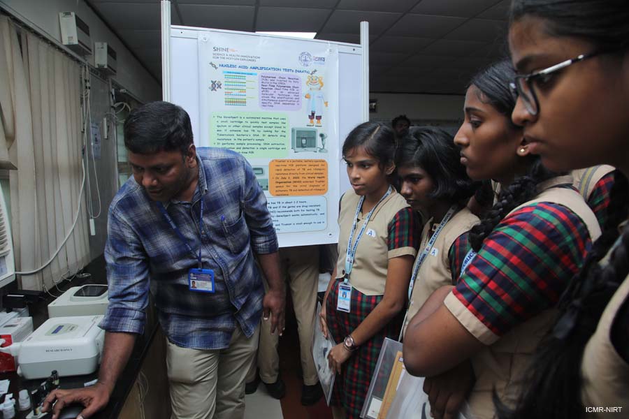 ICMR SHINE (Science & Health Innovation for the NextGen Explorers) initiative @ ICMR-NIRT