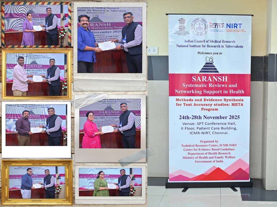SARANSH (META program): Advancing systematic reviews of diagnostic test accuracy in India -2025